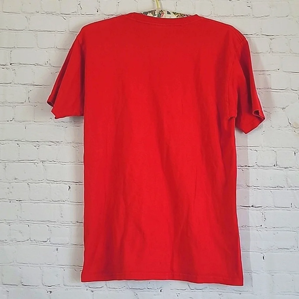 Vintage Y2K No Boundaries Chili Pepper Red Tattoo Jaguar Print Tee Tshirt Size S - Picture 14 of 15